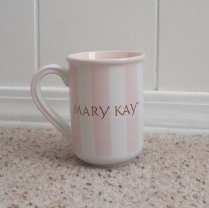 Mary Kay Pink Stripe Mug